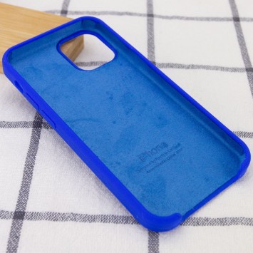 Чохол Silicone Case (AA) для Apple iPhone 12 mini (5.4") (Синій / Shiny blue) - Чохли для iPhone 12 mini - зображення 2 
