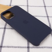 Чохол Silicone Case (AA) для Apple iPhone 12 mini (5.4") (Темно-синій / Midnight blue)