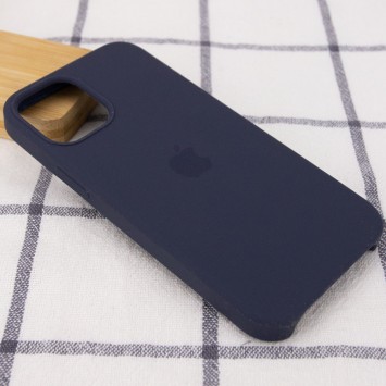 Чохол Silicone Case (AA) для Apple iPhone 12 mini (5.4") (Темно-синій / Midnight blue) - Чохли для iPhone 12 mini - зображення 1 