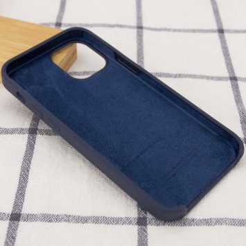 Чохол Silicone Case (AA) для Apple iPhone 12 mini (5.4") (Темно-синій / Midnight blue) - Чохли для iPhone 12 mini - зображення 2 