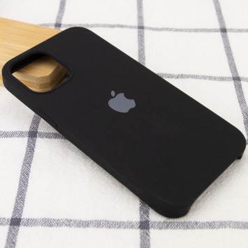 Чохол Silicone Case (AA) для Apple iPhone 12 mini (5.4") (Чорний / Black) - Чохли для iPhone 12 mini - зображення 1 