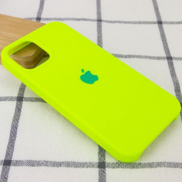 Чохол Silicone Case (AA) для Apple iPhone 12 mini (5.4") (Салатовий / Neon Green) - Чохли для iPhone 12 mini - зображення 1 