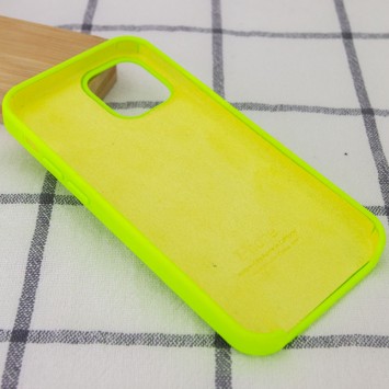 Чохол Silicone Case (AA) для Apple iPhone 12 mini (5.4") (Салатовий / Neon Green) - Чохли для iPhone 12 mini - зображення 2 