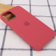 Silicone Case (AA) for Apple iPhone 12 mini (5.4") (Red / Camellia)