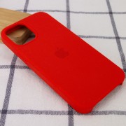Silicone Case (AA) for Apple iPhone 12 mini (5.4") (Red / Red)
