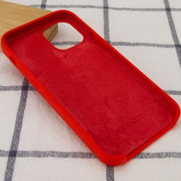 Silicone Case (AA) for Apple iPhone 12 mini (5.4") (Red / Red) - Чохли для iPhone 12 mini - зображення 2 