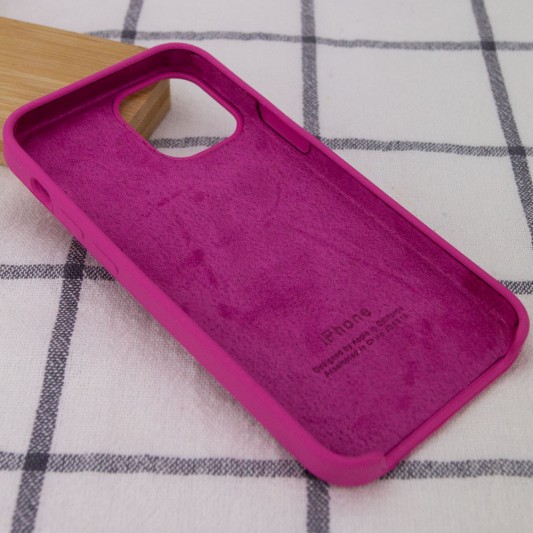 Чохол Silicone Case (AA) для Apple iPhone 12 mini (5.4") (Малиновий / Dragon Fruit) - зображення 2 