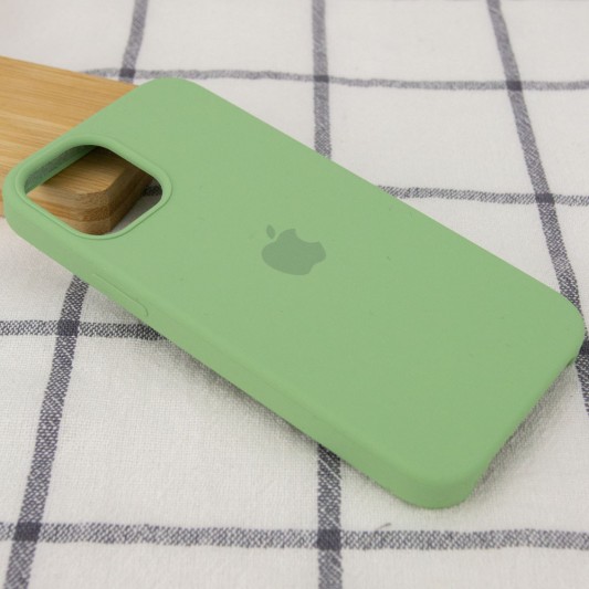 Чохол Silicone Case (AA) для Apple iPhone 12 mini (5.4") (М'ятний / Mint) - зображення 1 