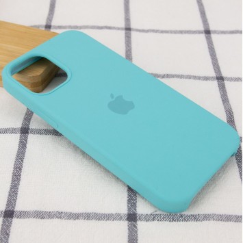 Чохол Silicone Case (AA) для Apple iPhone 12 mini (5.4") (Бірюзовий / Marine Green) - Чохли для iPhone 12 mini - зображення 1 