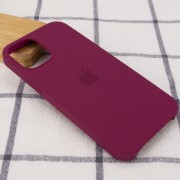 Чохол Silicone Case (AA) для Apple iPhone 12 mini (5.4") (Бордовий / Maroon)