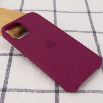 Чохол Silicone Case (AA) для Apple iPhone 12 mini (5.4") (Бордовий / Maroon) - Чохли для iPhone 12 mini - зображення 1 