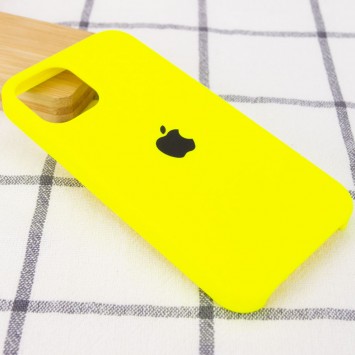 Чохол Silicone Case (AA) для Apple iPhone 12 mini (5.4") (Жовтий / Acid Yellow) - Чохли для iPhone 12 mini - зображення 1 