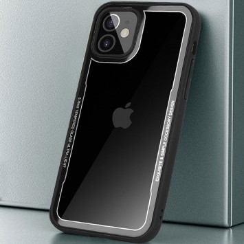 TPU + PC чохол для Apple iPhone 12 mini (5.4") G-Case Shock Crystal (Чорний) - Чохли для iPhone 12 mini - зображення 1 