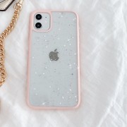 TPU + PC чохол для Apple iPhone 12 mini (5.4") Shiny Stars (Рожевий)