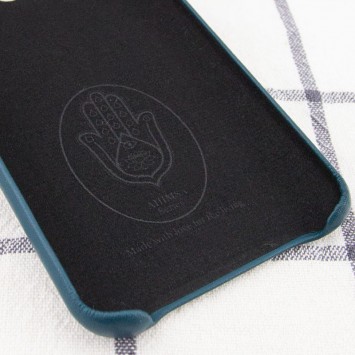 Шкіряний чохол для Apple iPhone 12 mini (5.4") AHIMSA PU Leather Case Logo (A) (Зелений) - Чохли для iPhone 12 mini - зображення 1 