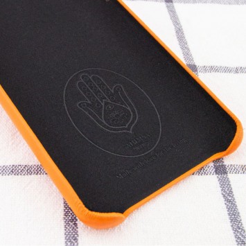 Шкіряний чохол для Apple iPhone 12 mini (5.4") AHIMSA PU Leather Case Logo (A) (Помаранчевий) - Чохли для iPhone 12 mini - зображення 1 