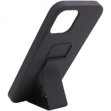 Чохол Silicone Case Hand Holder для Apple iPhone 12 mini (5.4") (Чорний / Black) - Чохли для iPhone 12 mini - зображення 1 
