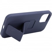 Чохол Silicone Case Hand Holder для Apple iPhone 12 mini (5.4") (Темно-синій / Midnight blue)