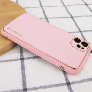 Шкіряний чохол Xshield для Apple iPhone 12 mini (5.4") (Рожевий / Pink)