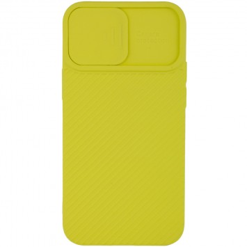 Чохол Camshield Square TPU зі шторкою для камери для Apple iPhone 12 mini (5.4 ") (Жовтий) - Чохли для iPhone 12 mini - зображення 1 