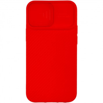 Чохол Camshield Square TPU зі шторкою для камери для Apple iPhone 12 mini (5.4") (Червоний) - Чохли для iPhone 12 mini - зображення 1 