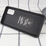 Захищений чохол для Samsung Galaxy A41 - GETMAN Serge Ring for Magnet (Чорний)