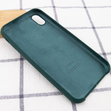 Чохол Silicone Case (AA) Для Apple iPhone XR ( Зелений / Forest green) - Чохли для iPhone XR - зображення 2 