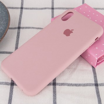 Чохол Silicone Case Full Protective (AA) Для Apple iPhone X / XS (Рожевий / Pink Sand) - Чохли для iPhone X - зображення 1 