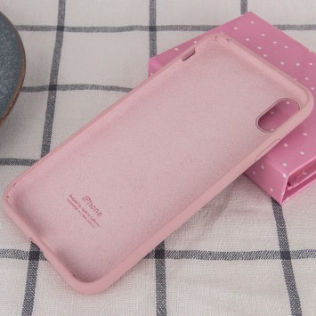 Чохол Silicone Case Full Protective (AA) Для Apple iPhone X / XS (Рожевий / Pink Sand) - Чохли для iPhone X - зображення 2 
