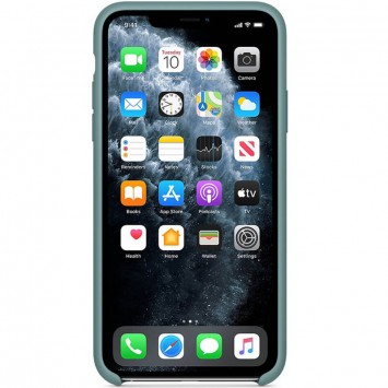 Чохол Silicone case (AAA) для Apple iPhone 11 Pro Max (Зелений / Cactus) - Чохли для iPhone 11 Pro Max - зображення 1 