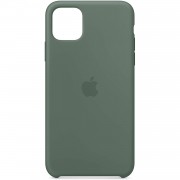 Чохол Silicone case (AAA) для Apple iPhone 11 Pro Max ( Зелений / Pine green)