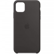 Чохол Silicone case (AAA) для Apple iPhone 11 Pro Max (Чорний / Black)