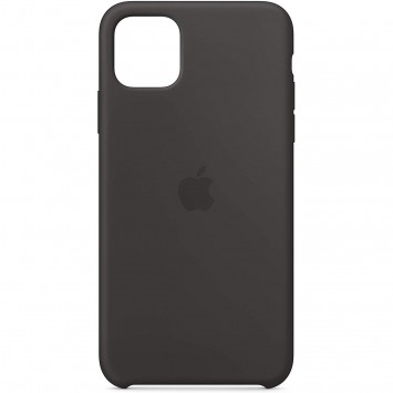 Чохол Silicone case (AAA) для Apple iPhone 11 Pro Max (Чорний / Black) - Чохли для iPhone 11 Pro Max - зображення 1 