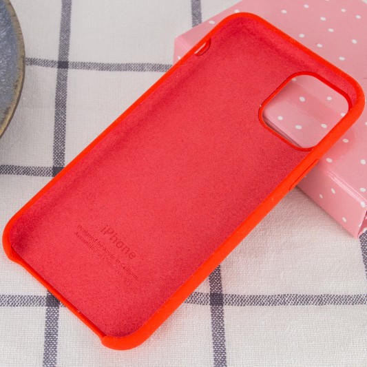 Чохол Silicone Case (AA) Для Apple iPhone 11 (Червоний / Red) - зображення 2 