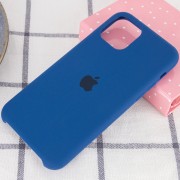 Чохол Silicone Case (AA) для Apple iPhone 11 Pro (Синій / Navy Blue)