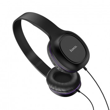 Навушники Hoco W24 (Чорно - фіолетовий) - Провідні навушники - зображення 2 