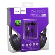 Навушники Hoco W24 (Чорно - фіолетовий)