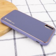 Шкіряний чохол Xshield для Apple iPhone XR (Сірий / Lavender Gray)