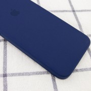Чохол Silicone Case Square Full Camera Protective (AA) Для Apple iPhone XR (Темно-синій / Midnight blue)
