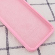 Чохол Silicone Case Square Full Camera Protective (AA) Для Apple iPhone XR (Рожевий / Light pink)