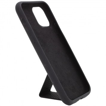 Чохол Silicone Case Hand Holder для Apple iPhone 11 (Чорний / Black )  - Чохли для iPhone 11 - зображення 2 