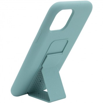 Чохол Silicone Case Hand Holder для Apple iPhone 11 Pro (Бірюзовий / Ice Blue) - Чохли для iPhone 11 Pro - зображення 1 