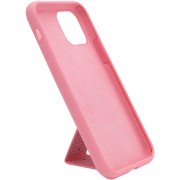 Чохол Silicone Case Hand Holder для Apple iPhone 11 Pro (рожевий / Pink)