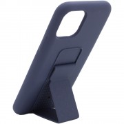 Чохол Silicone Case Hand Holder для Apple iPhone 11 Pro (Темно-синій / Midnight blue)