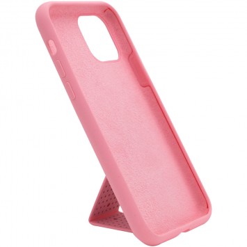 Чохол Silicone Case Hand Holder для Apple iPhone 11 Pro Max (рожевий / Pink )  - Чохли для iPhone 11 Pro Max - зображення 2 