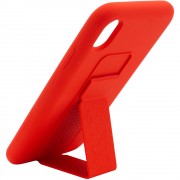 Чохол Silicone Case Hand Holder для Apple iPhone X / XS (Червоний / Red)