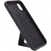 Чохол Silicone Case Hand Holder для Apple iPhone X / XS (Чорний / Black)