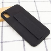 Чохол Silicone Case Hand Holder для Apple iPhone XR (Чорний/Black)