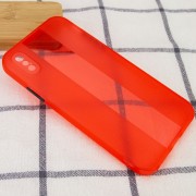 Чохол TPU Glossy Line Full Camera Для Apple iPhone X / XS (Червоний)