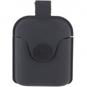 Силіконовий футляр на магніті для навушників AirPods 1/2 (Чорний / Black )